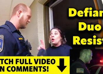 Police Wrestle with Pantsless Lady as She Escalates & Spiral Out Of Control!