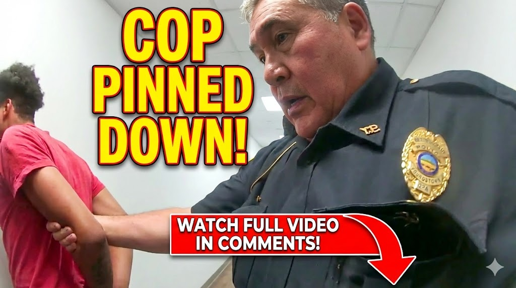 Aggressive Man Pins Cop Down, & Attempts to Take His Gun!