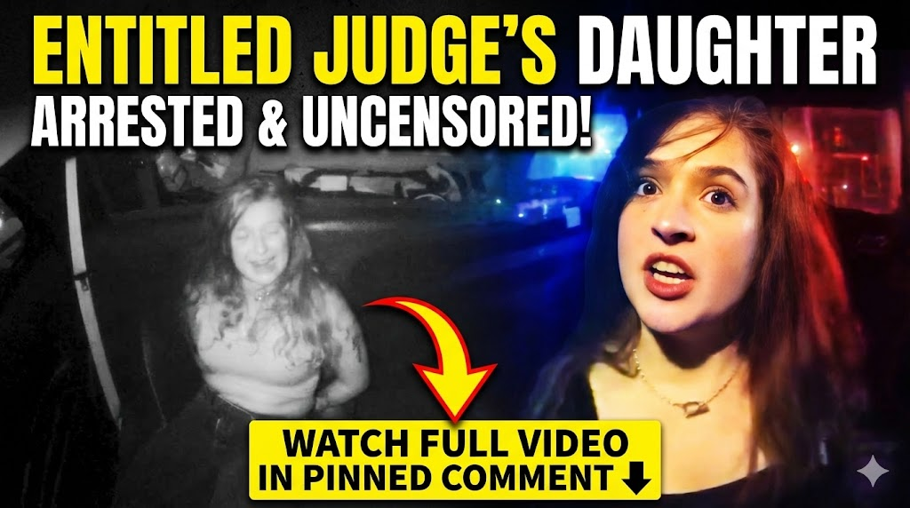 Entitled Judge’s Daughter Thinks She Is Above the Law as She Kicks Cop!