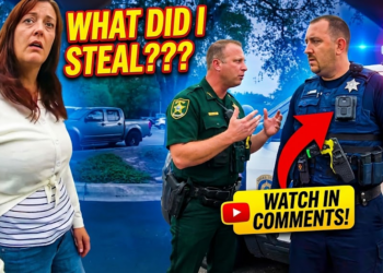 Karen Taunts Police After Caught Snooping Around