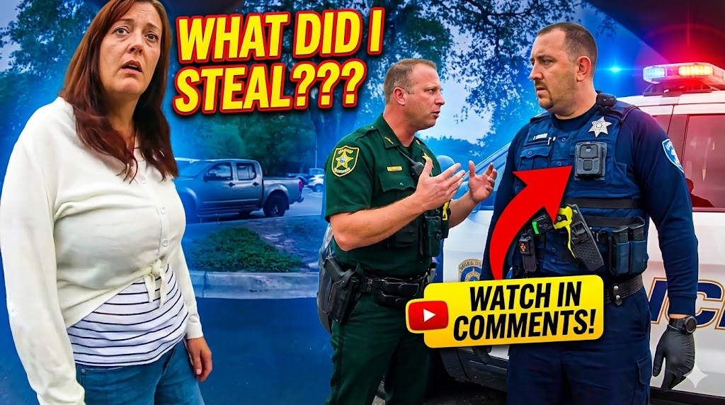 Karen Taunts Police After Caught Snooping Around