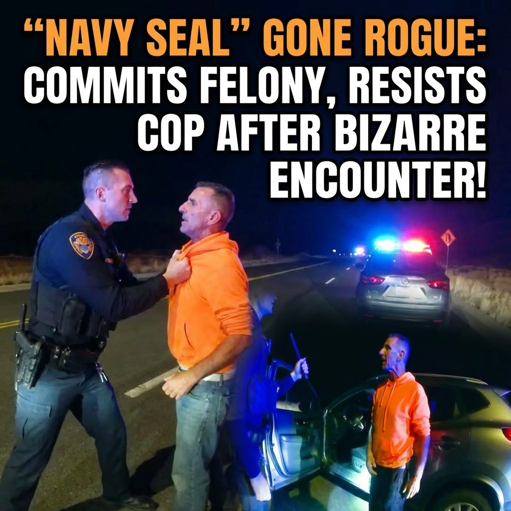 “Navy Seal” Gone Rogue: Commits Felony, Resists Cop After Bizarre Encounter!