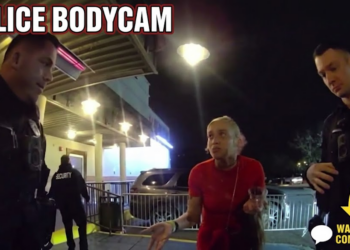 Racist Brat Causes Chaos After Losing Her Wig During Arrest