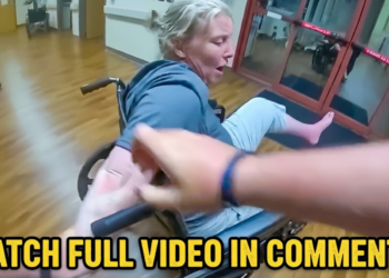 Unhinged Karen Attacks Police Over Hospital Wait Times