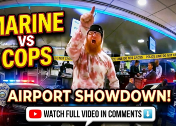 Marine’s Airport Meltdown After Cop’s Insult – Misses Flight in Chaos!