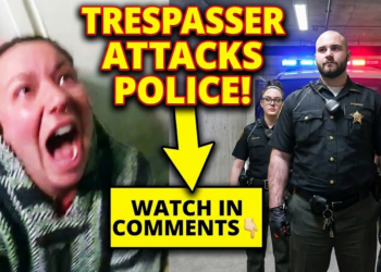 Insane Woman Kicks Officer in Groin, Resists Arrest In Intense Confrontation!