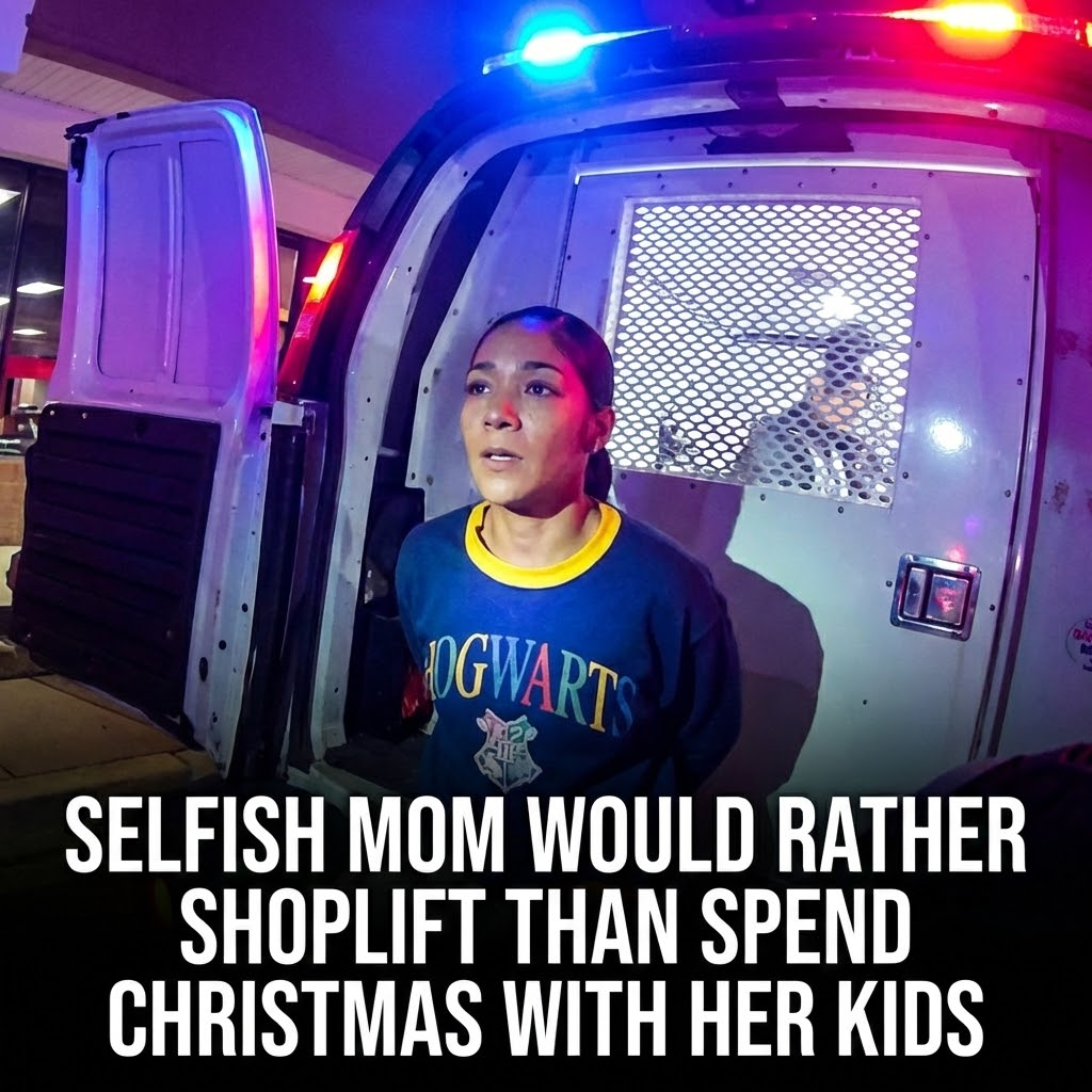 Selfish Mom Would Rather Shoplift Than Spend Christmas With Her Kids