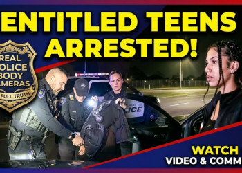 Insane Traffic Stop Turns into Chaos as Entitled Teens Gets Arrested