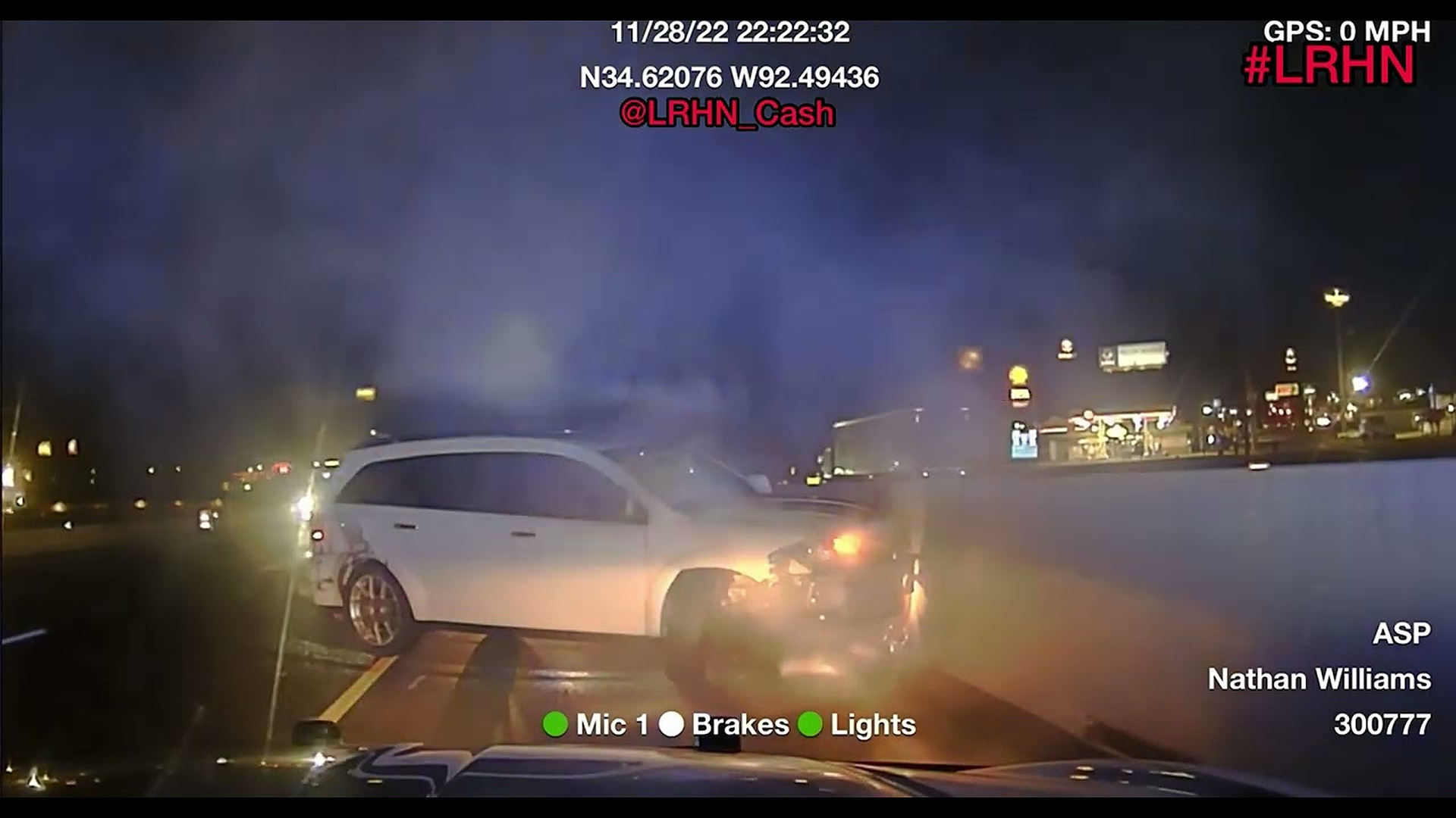 Driver gives up but passenger jumps in the driver seat and takes off ends up getting pitted #LRHN