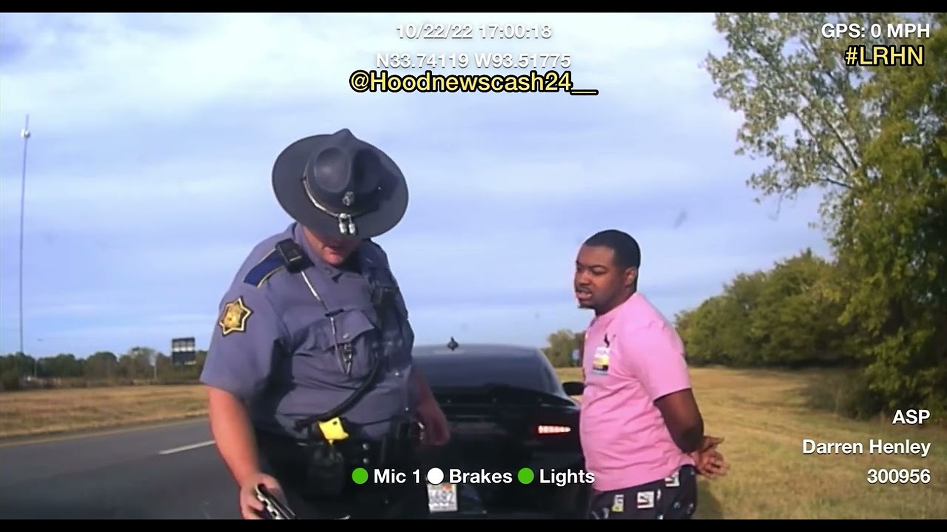 Arkansas state police | The locals said this Dodge Charger widebody was racing a Honda #LRHN