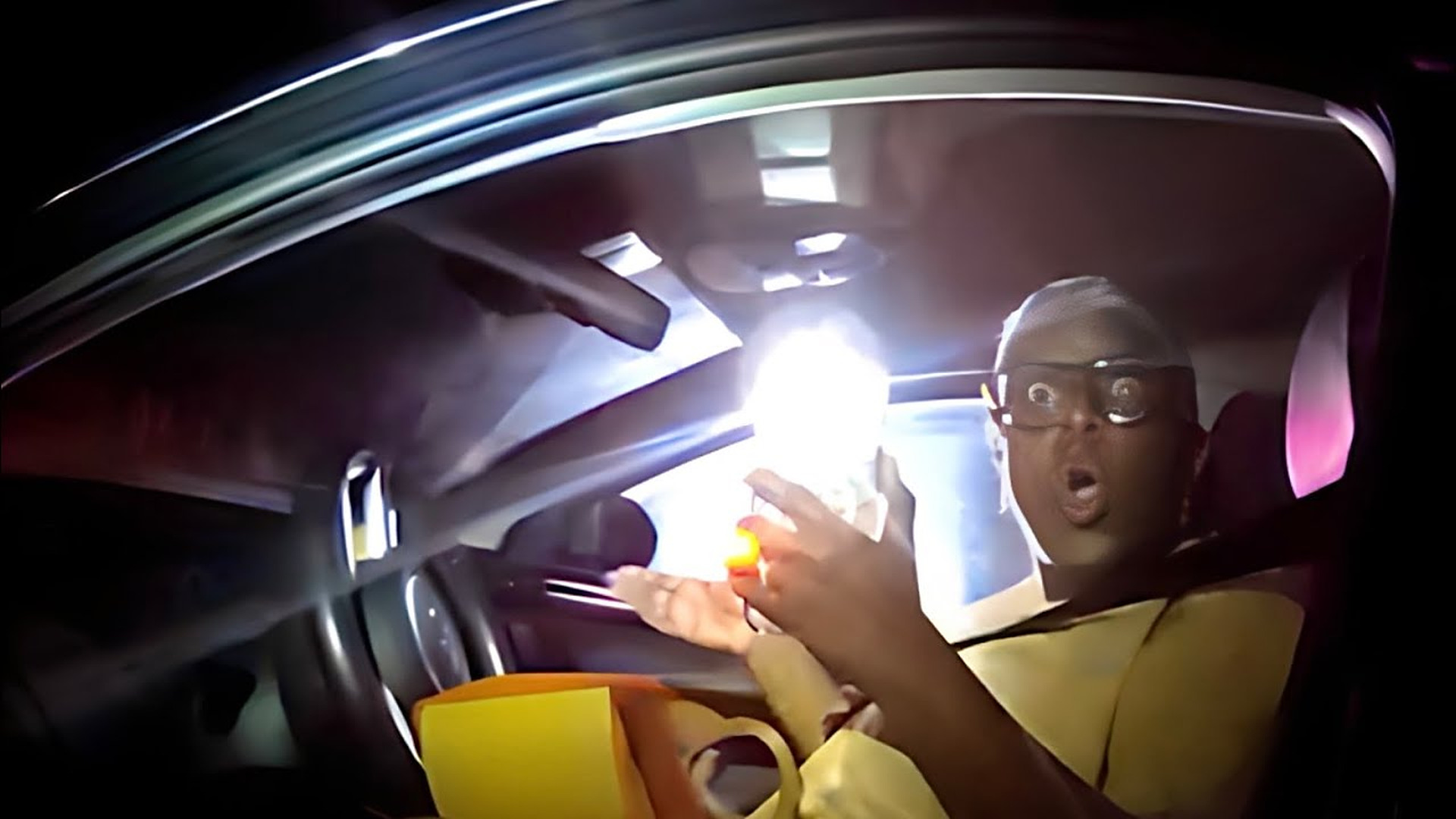 Lady Refuses To Get Out Of Her Car, Ends Badly