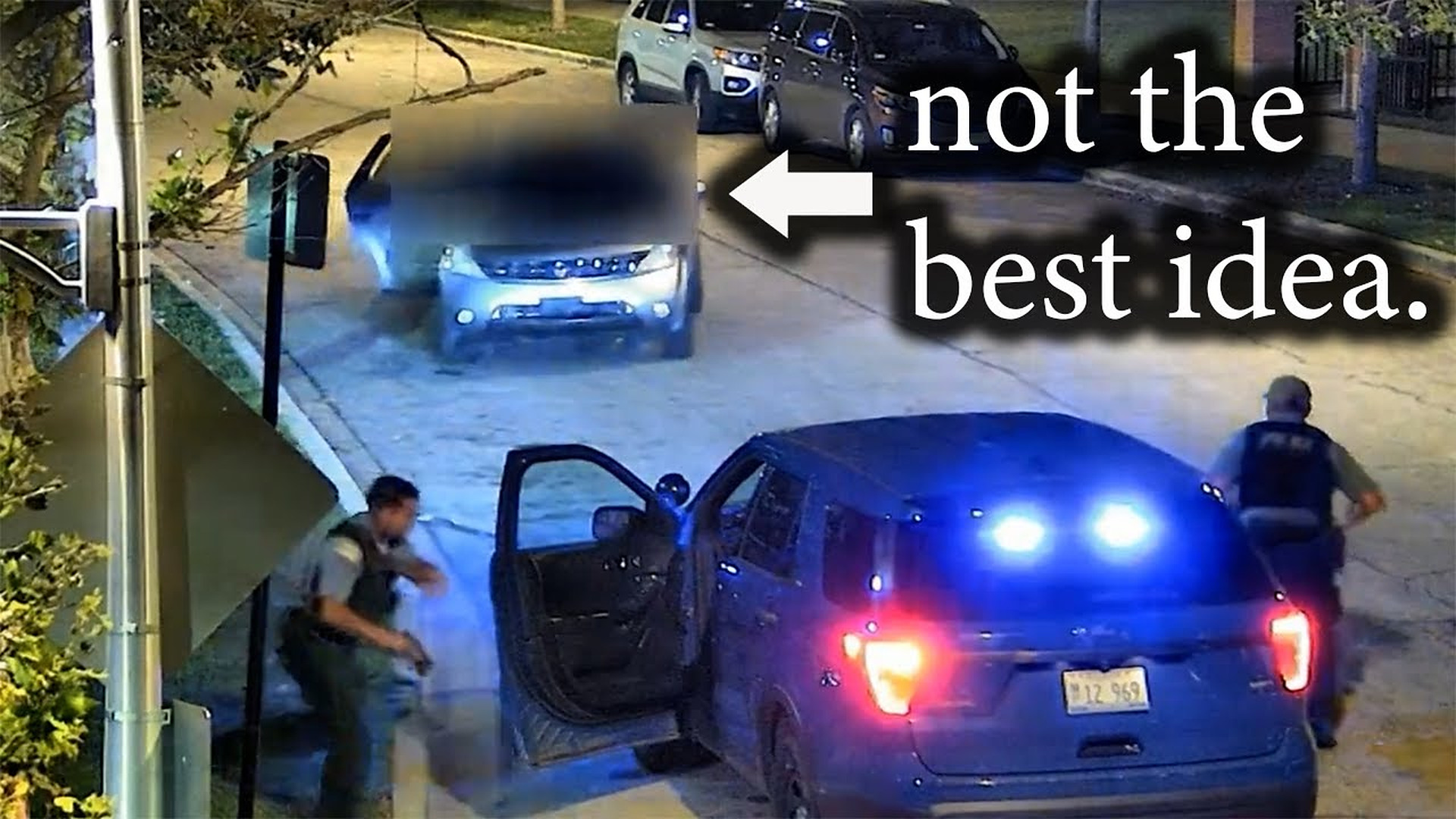 Police Chase 3 Men at a Public Park with a Gun