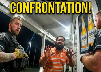 Crazy Trespasser Tries Fighting Cops