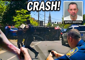 Rookie Cop Get Crushed by High-Speed PIT