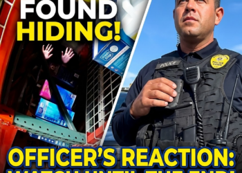 Target Thieves Find Cops At Every Exit So Hide Inside Shelves