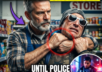 Store Owner Puts Man in Chokehold Until Police Arrive on Scene