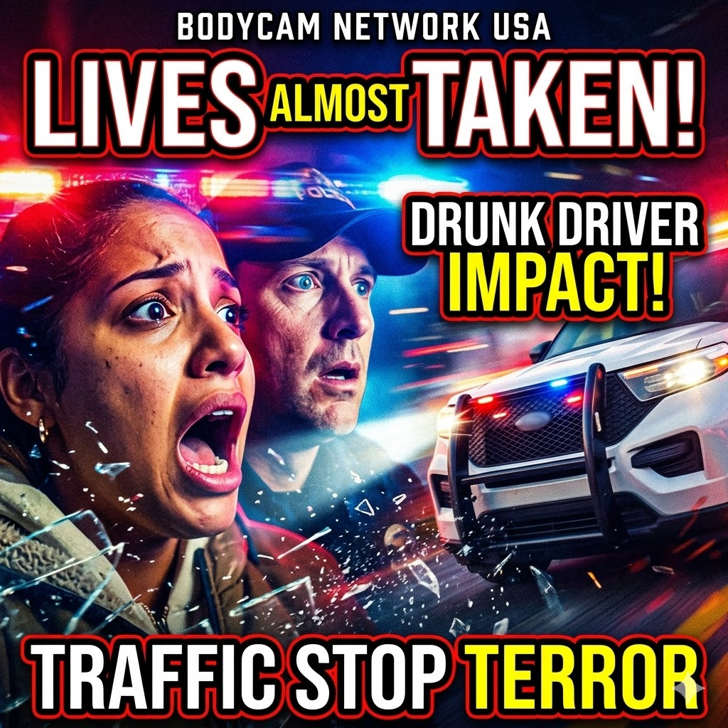 Drunk Driver Almost Takes Officer & Suspect’s Lives During Traffic Stop