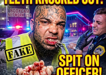 Fake Gangster Fights Girls, Knocks out Security Guards Teeth and Spits on Officers