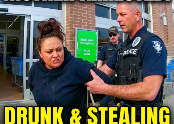 Obnoxious Mother Abandons Children at Home To Get Drunk & Steal From Walmart
