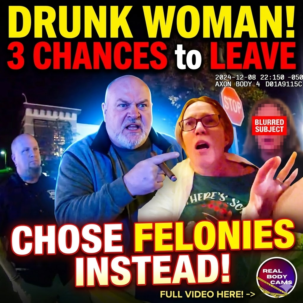 Drunk Woman Had 3 Chances To Leave, Chose FELONIES Instead