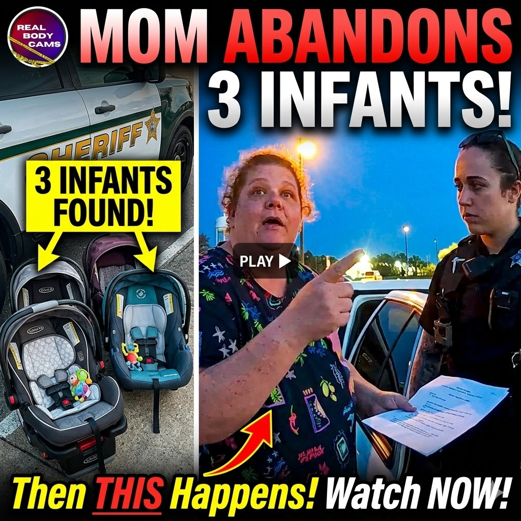Mom Abandons 3 Infants at Sheriff’s Office, Then THIS Happens