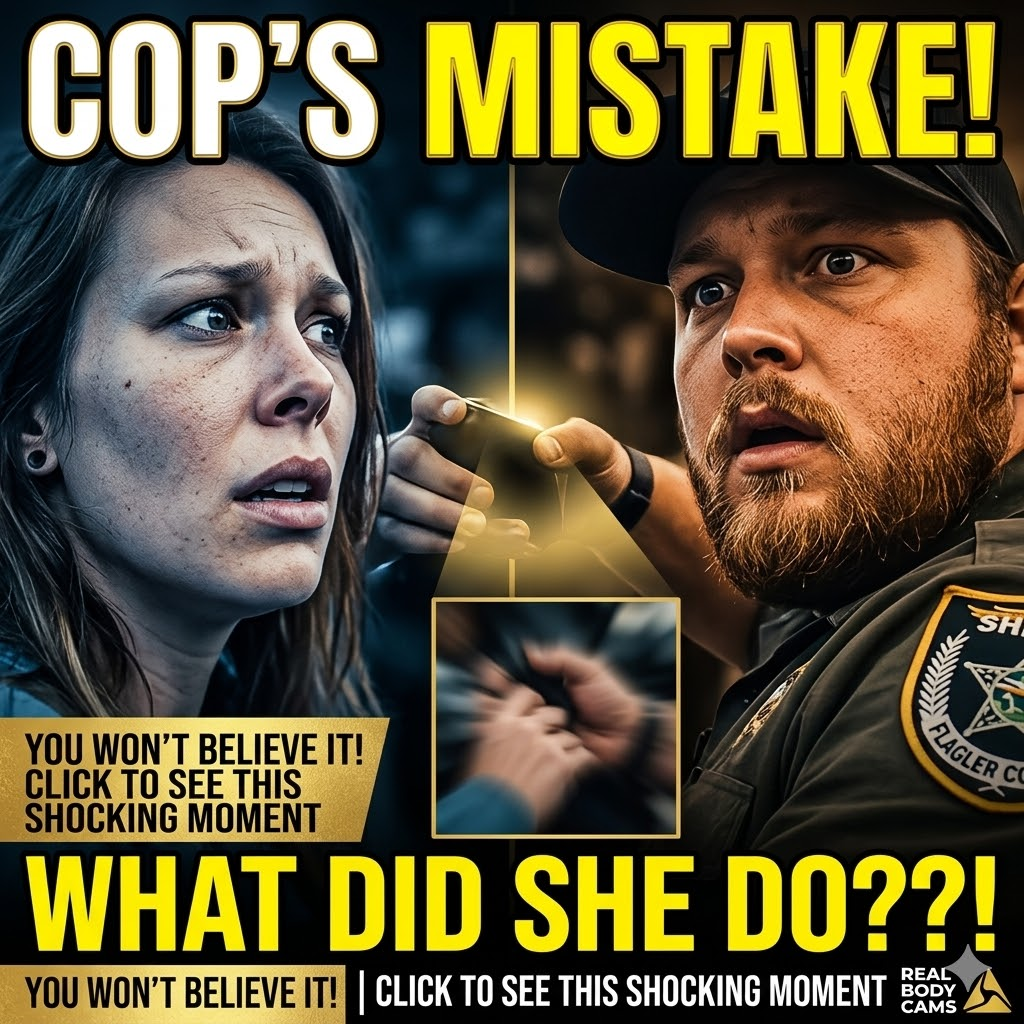 Cop Lets His Guard Down For Pregnant Woman, She Does THIS