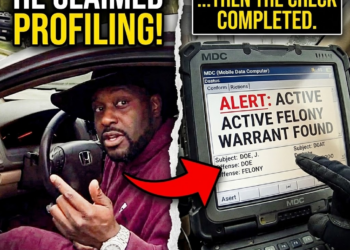 His Profiling Accusation Lasted Until The Warrant Check