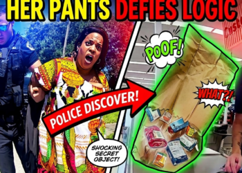 What Cops Pull From Her Pants Defies Logic