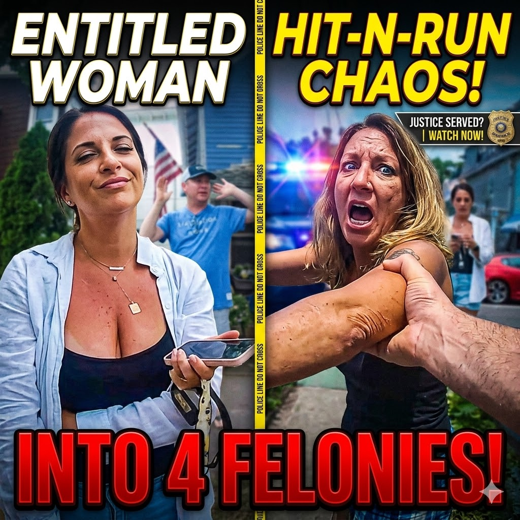 Entitled Woman Turns Hit-N-Run On Neighbour Into 4 Felonies