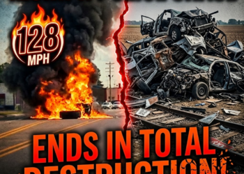 128mph Police Chase Ends in Total Destruction
