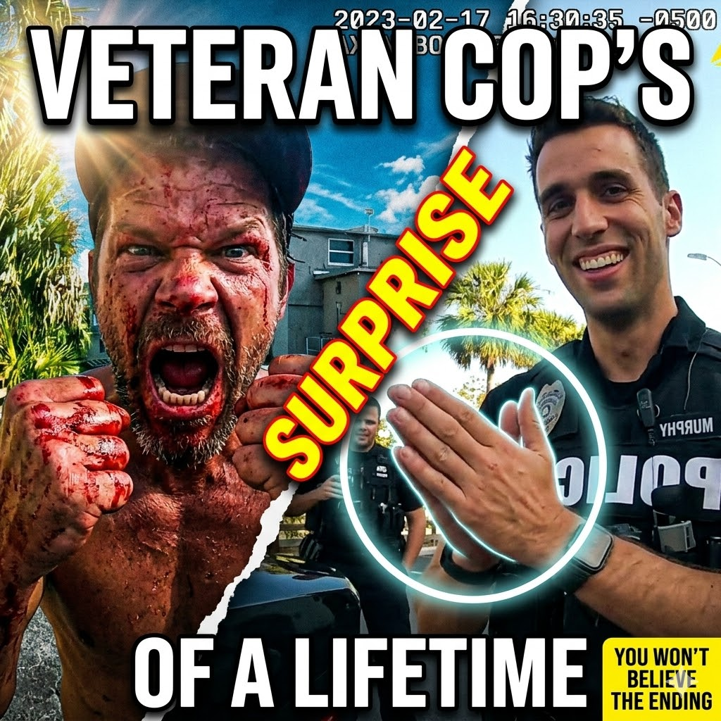 Veteran Cop Gets The Surprise of His Life