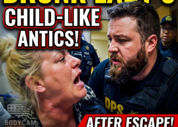 Drunk Lady’s Child-Like Antics After Hospital Escape