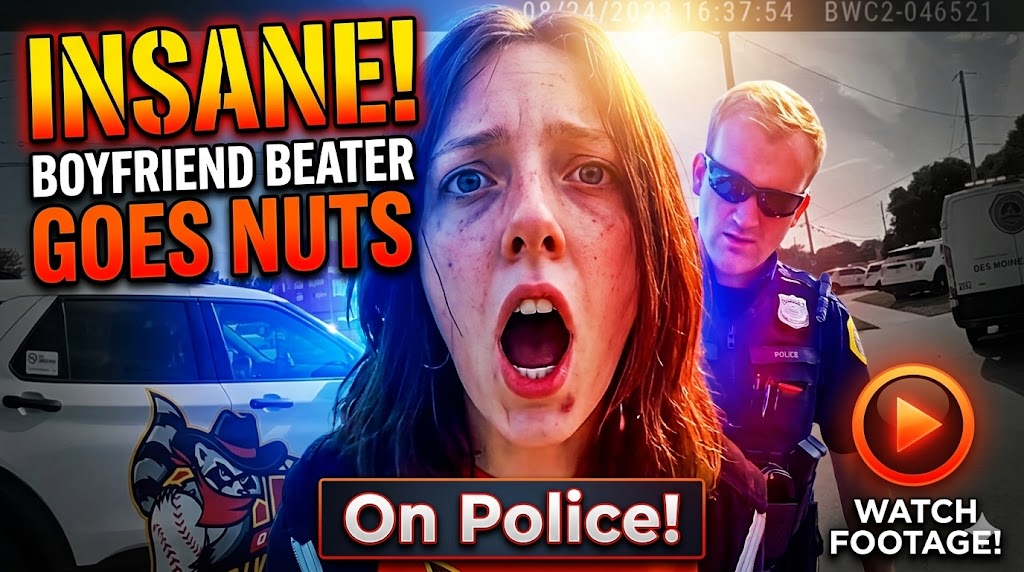 Insane Boyfriend Beater Goes Nuts on Police After Being Arrested