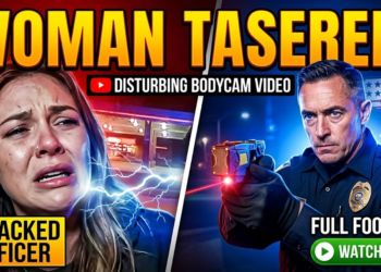 Woman Tased After Attempting to Disarm Police Officer