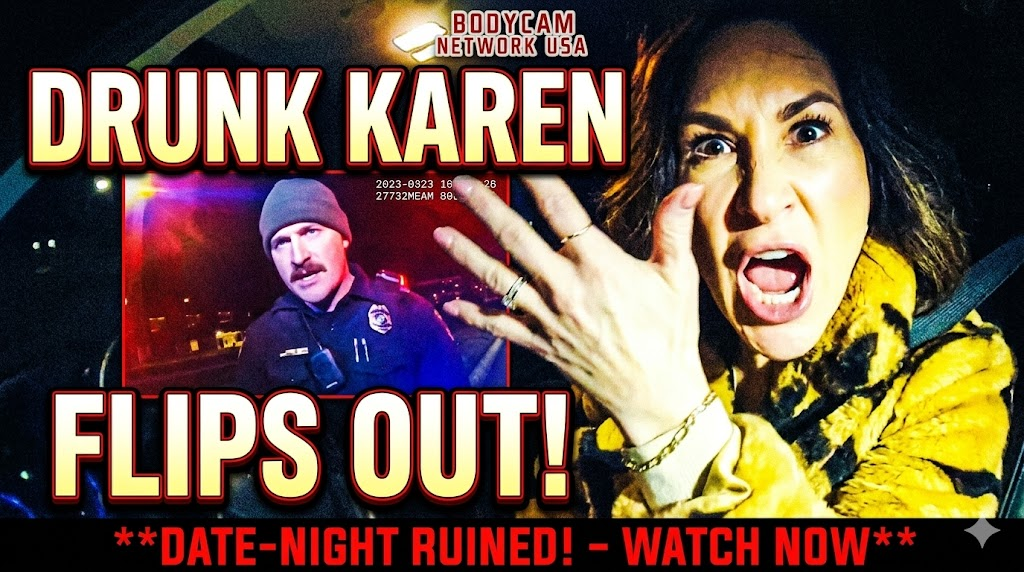Drunk Karen Flips out After Officer Ruins Her Date-Night