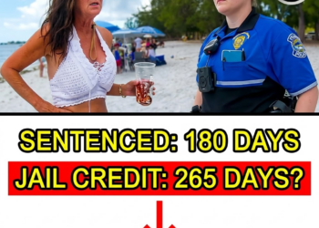 Lady Terrorizes Family At The Beach, Ends Badly