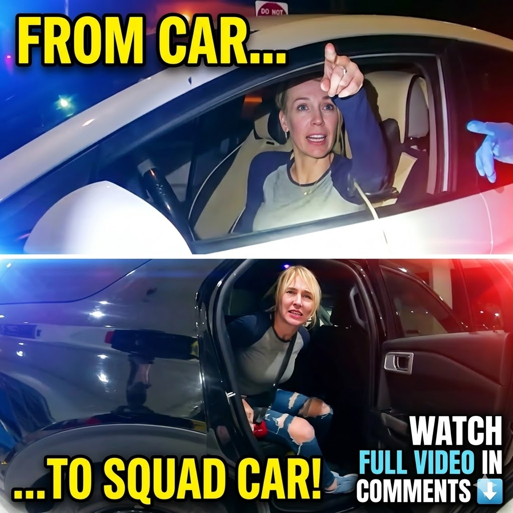Entitled Driver Screams At Cop After Crashing