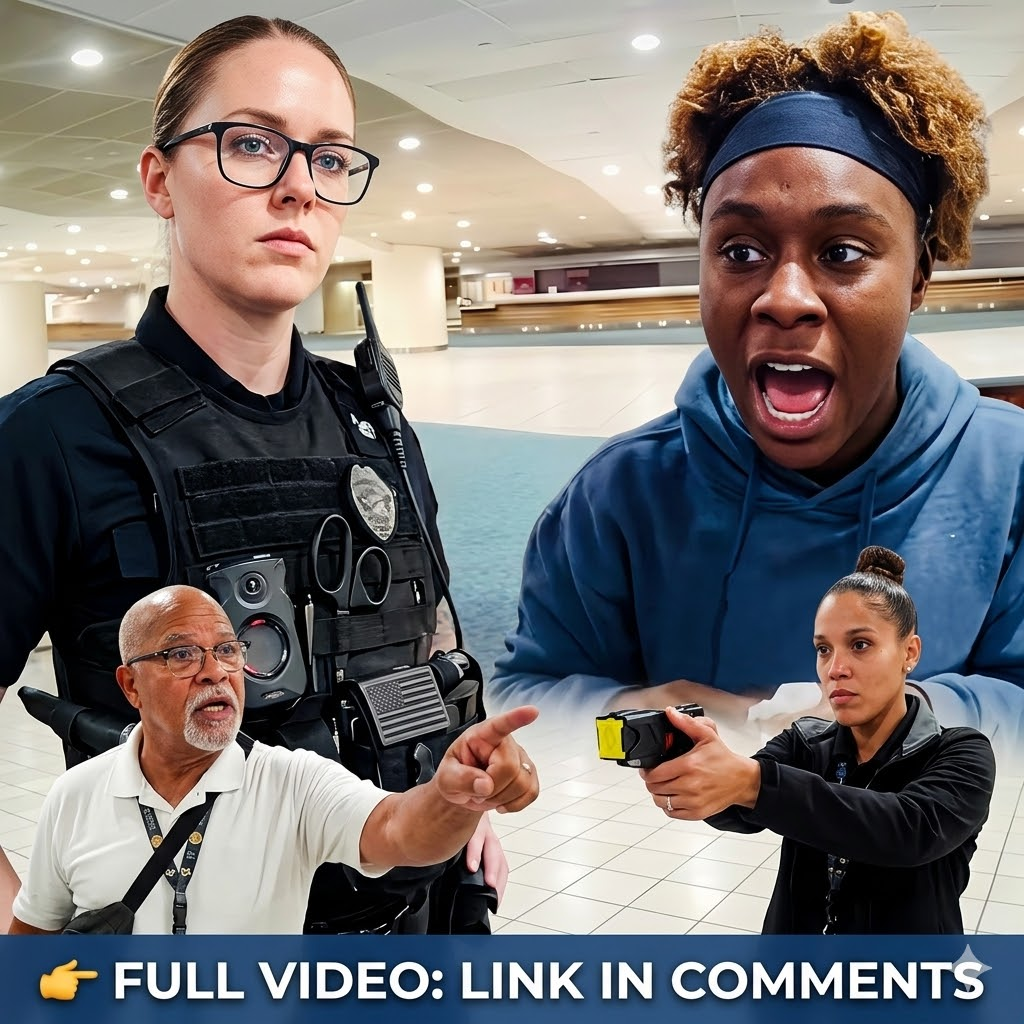 Airport Squatter Screams At Police And Gets Dragged Out