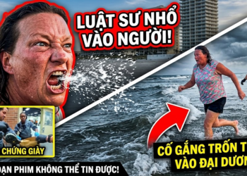 Lawyer Spits On Child, Then Tries To “Escape” Into The Ocean