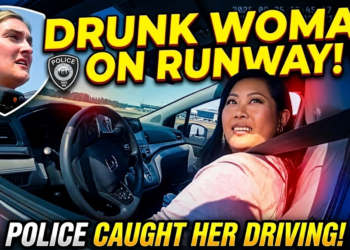 Drunk Woman Drives Minivan Onto AIRPORT RUNWAY