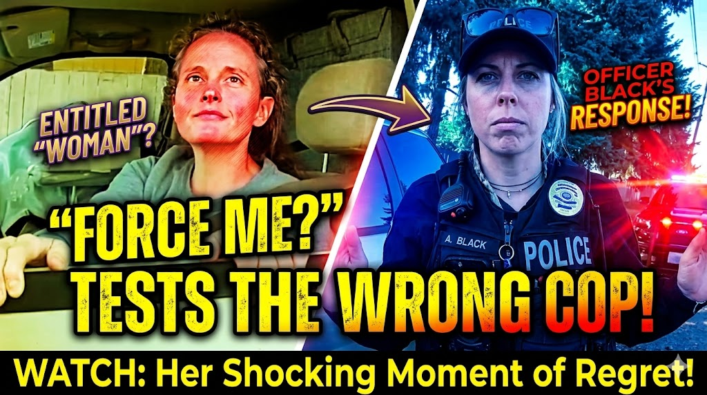 “You Want To Force Me?” Entitled “Women” Tests The Wrong Cop