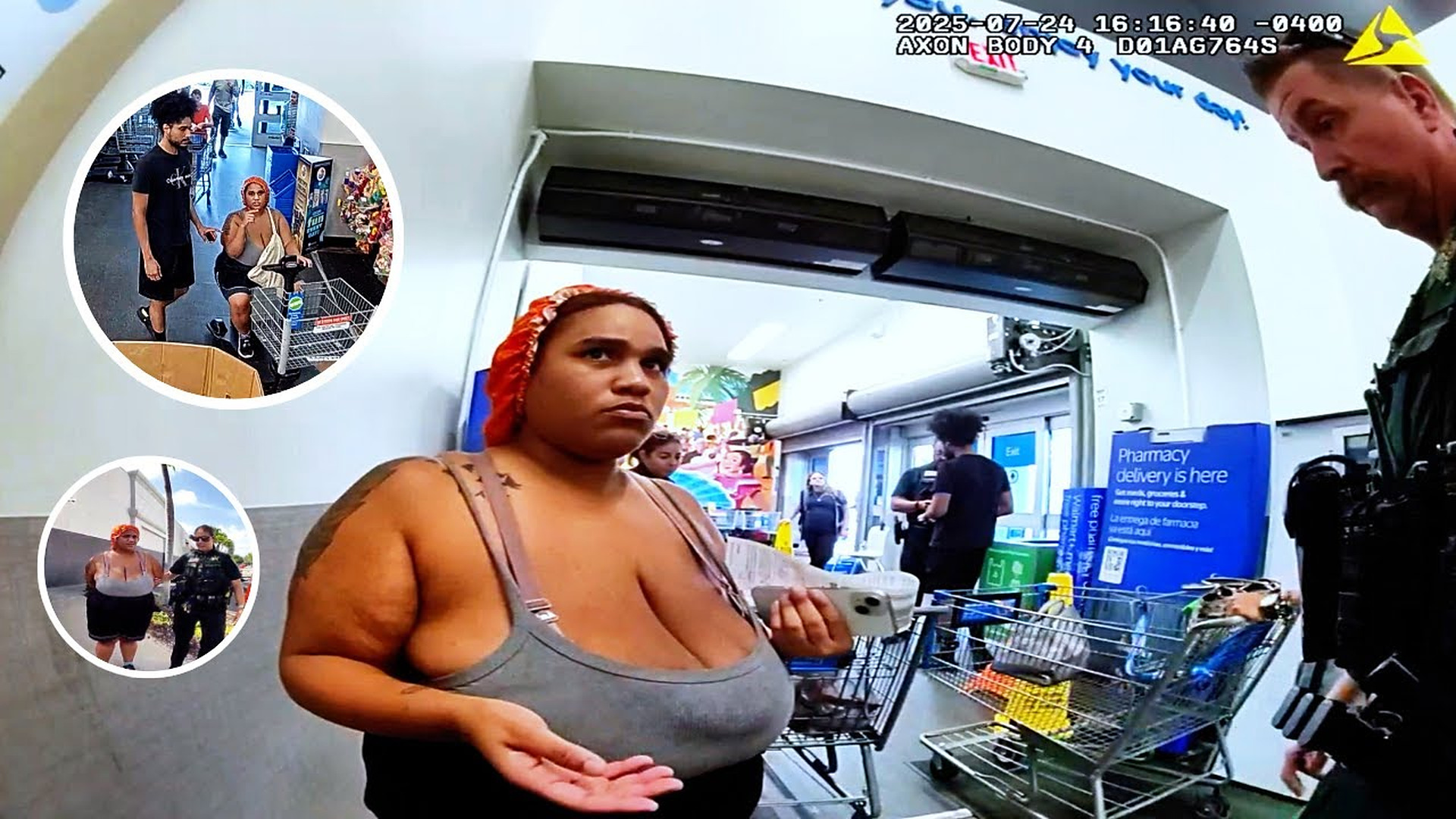 Walking Out With the Cart Was Easy Until They Stopped Her